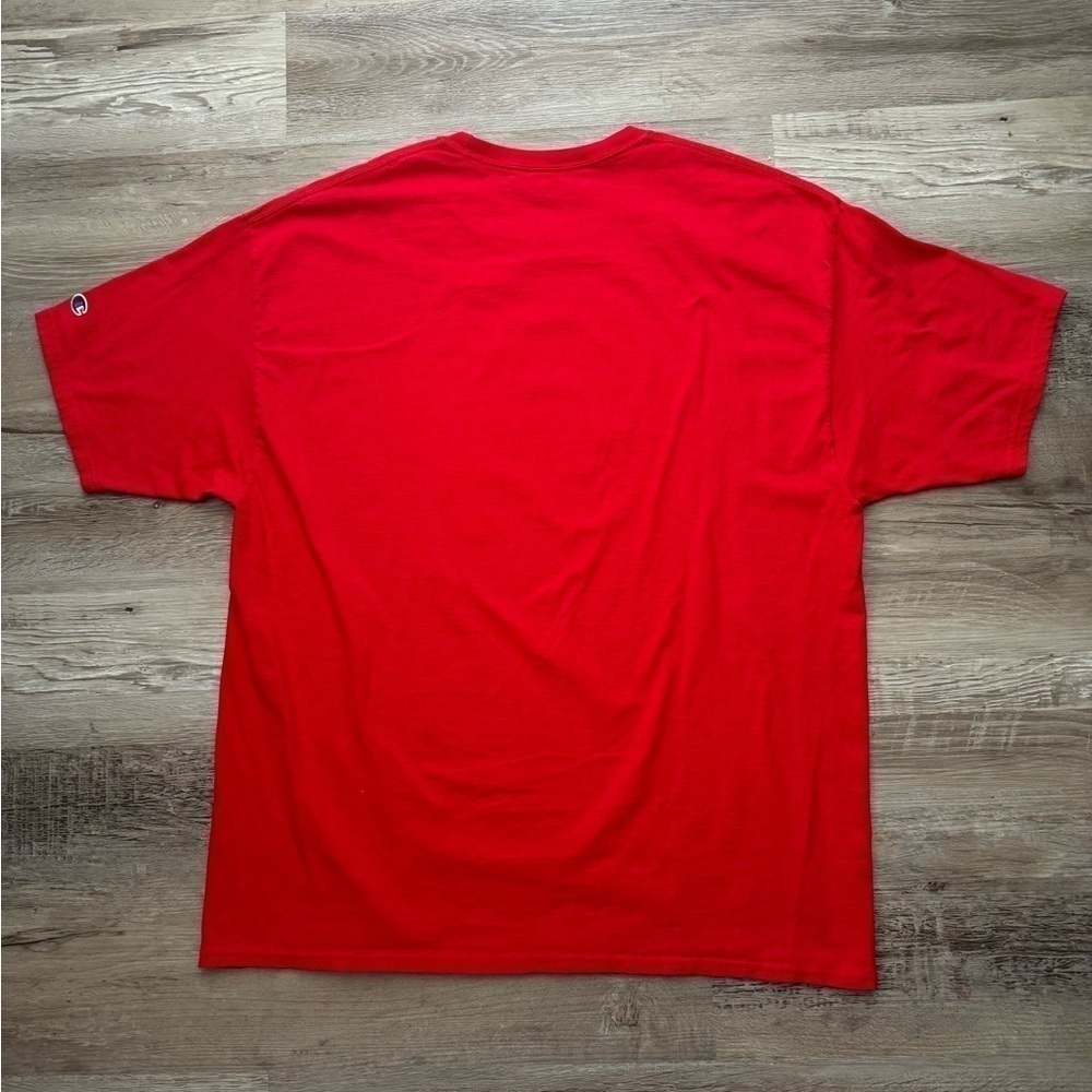Red Champion Nebraska Cornhuskers Golf NCAA College t shirt men’s XXL - Picture 4 of 6